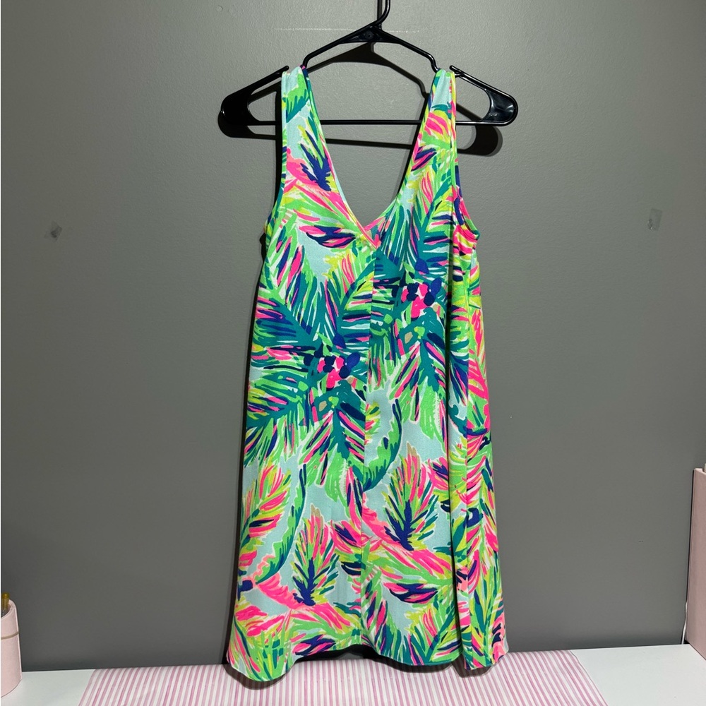 Lilly Pulitzer Anamaria Dress Multi Palm